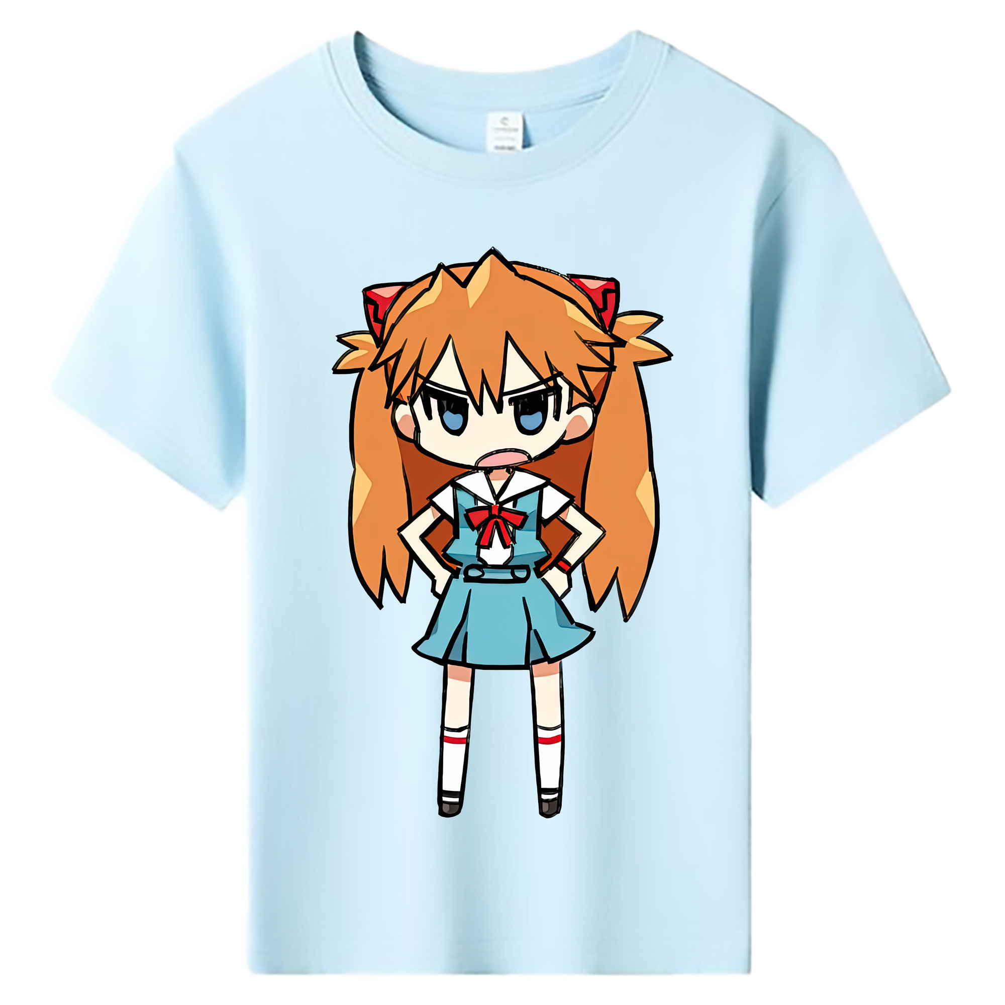 （画像用） EVA 新世紀エヴァンゲリオン 綿100％キッズTシャツ（フロントプリント）